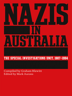 cover image of Nazis in Australia